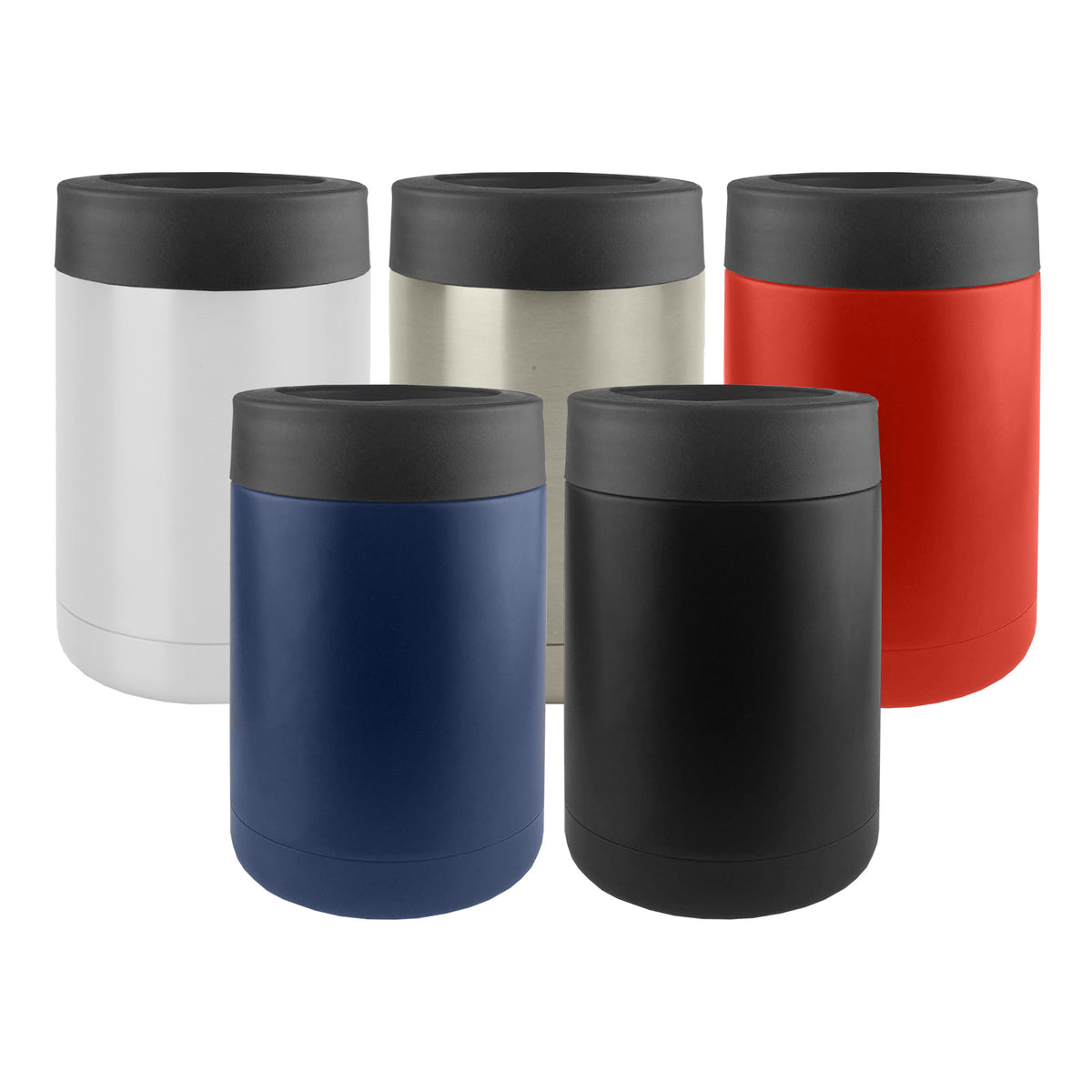Kovina Stainless Steel Stubby Holder with custom branded logo - Simply Merchandise