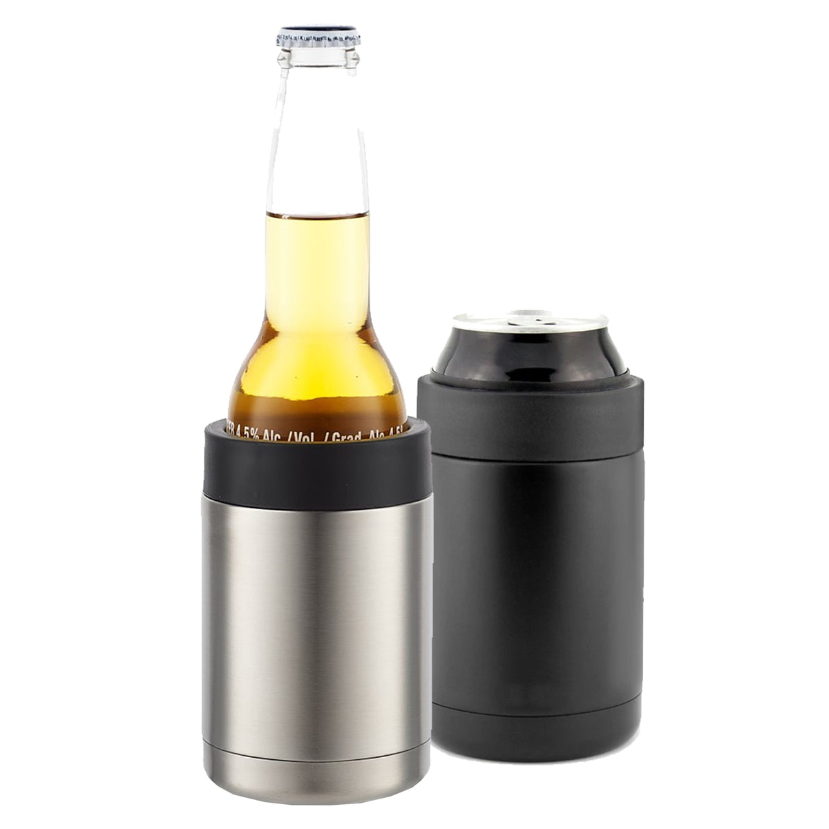 Kovina Stainless Steel Stubby Holder with custom branded logo - Simply Merchandise