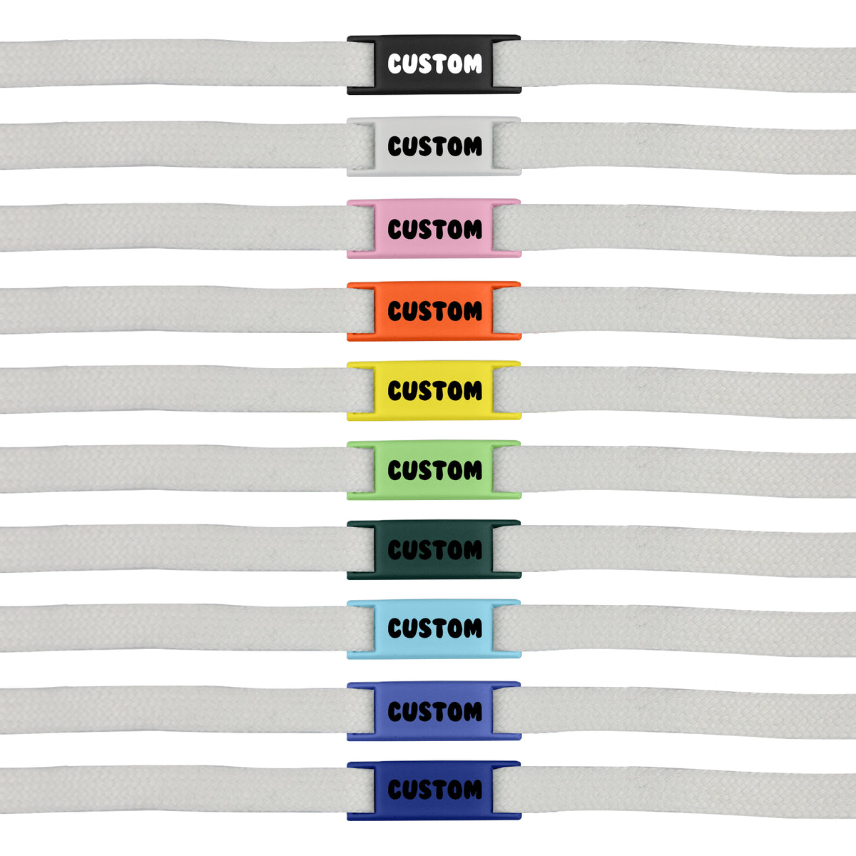 Classic Shoelace Charms with custom branded logo - Simply Merchandise
