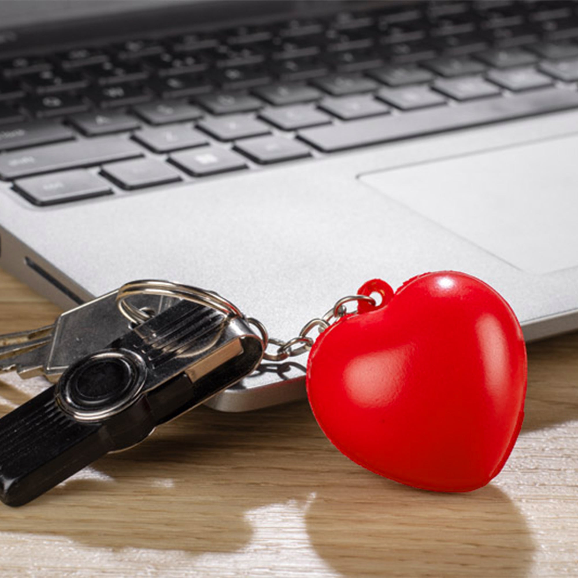 Stress Heart Key Ring - Simply Merchandise