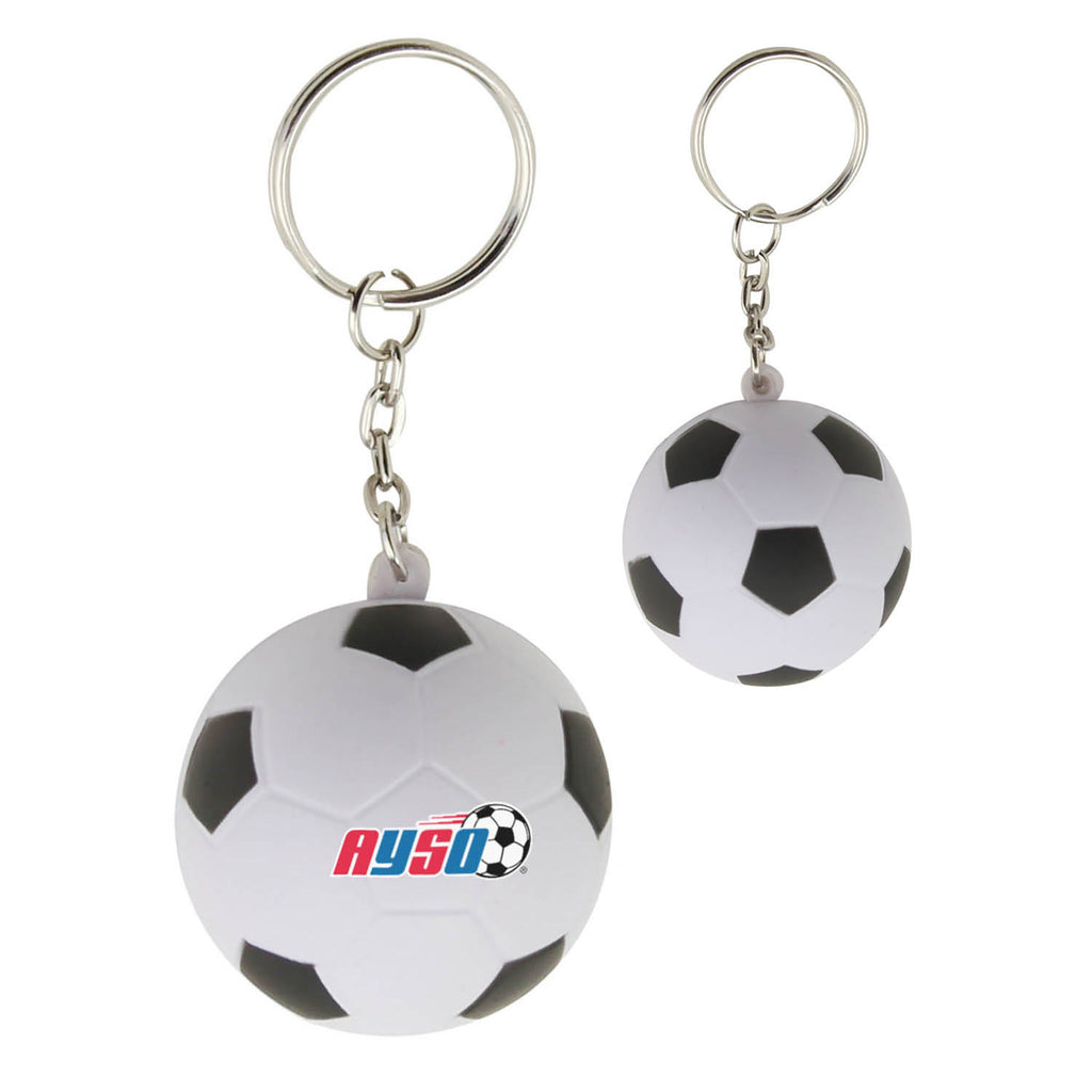 Stress Soccer Ball Key Ring - Simply Merchandise