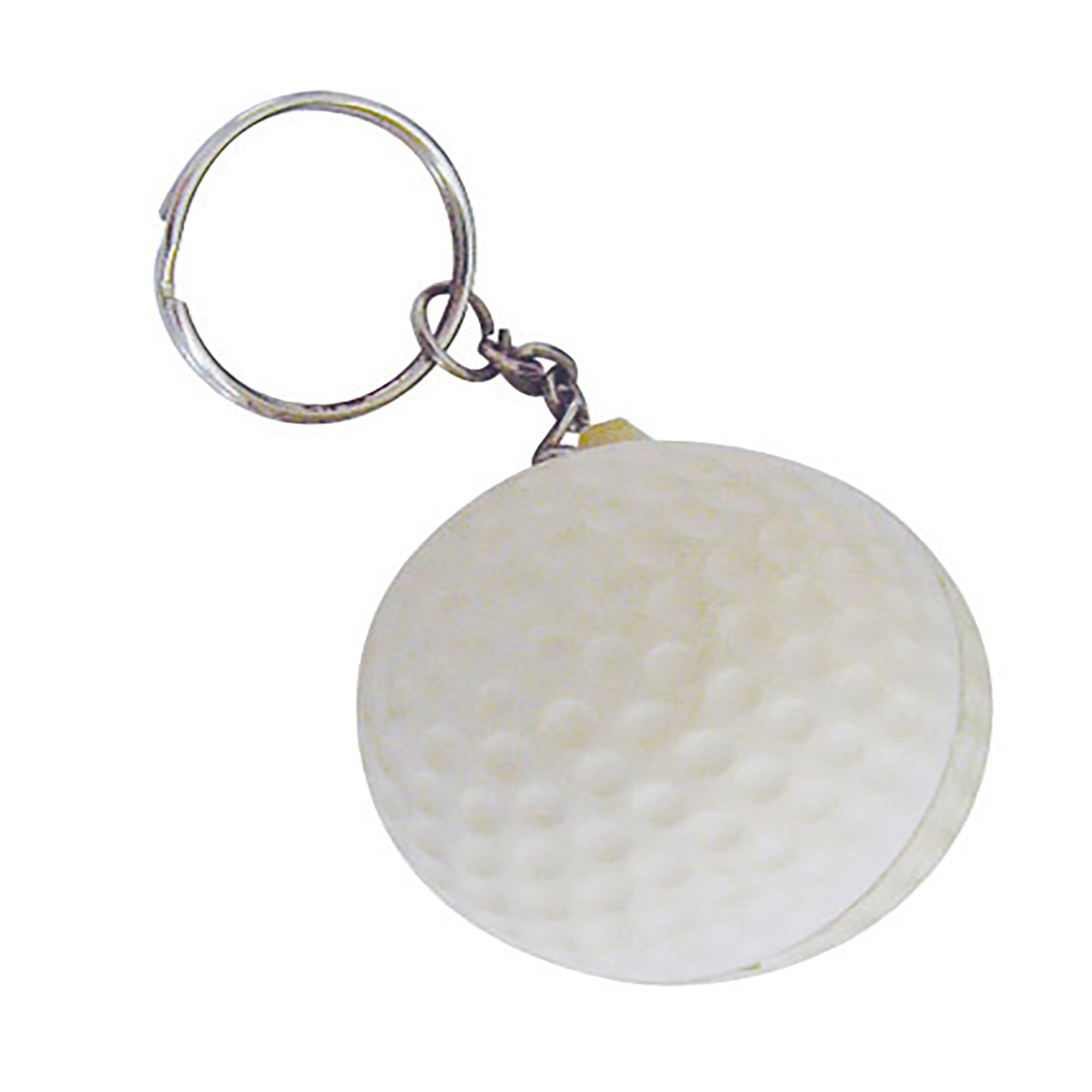 Stress Golf Ball Key Ring with custom branded logo - Simply Merchandise
