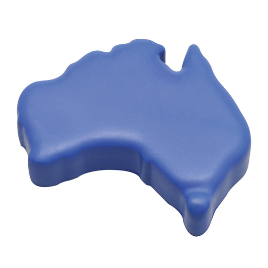 Stress Aussie Map with custom branded logo - Simply Merchandise
