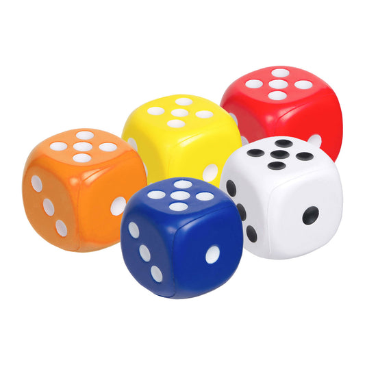 Stress Large Dice with custom branded logo - Simply Merchandise