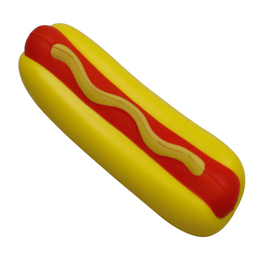 Stress Hot Dog with custom branded logo - Simply Merchandise