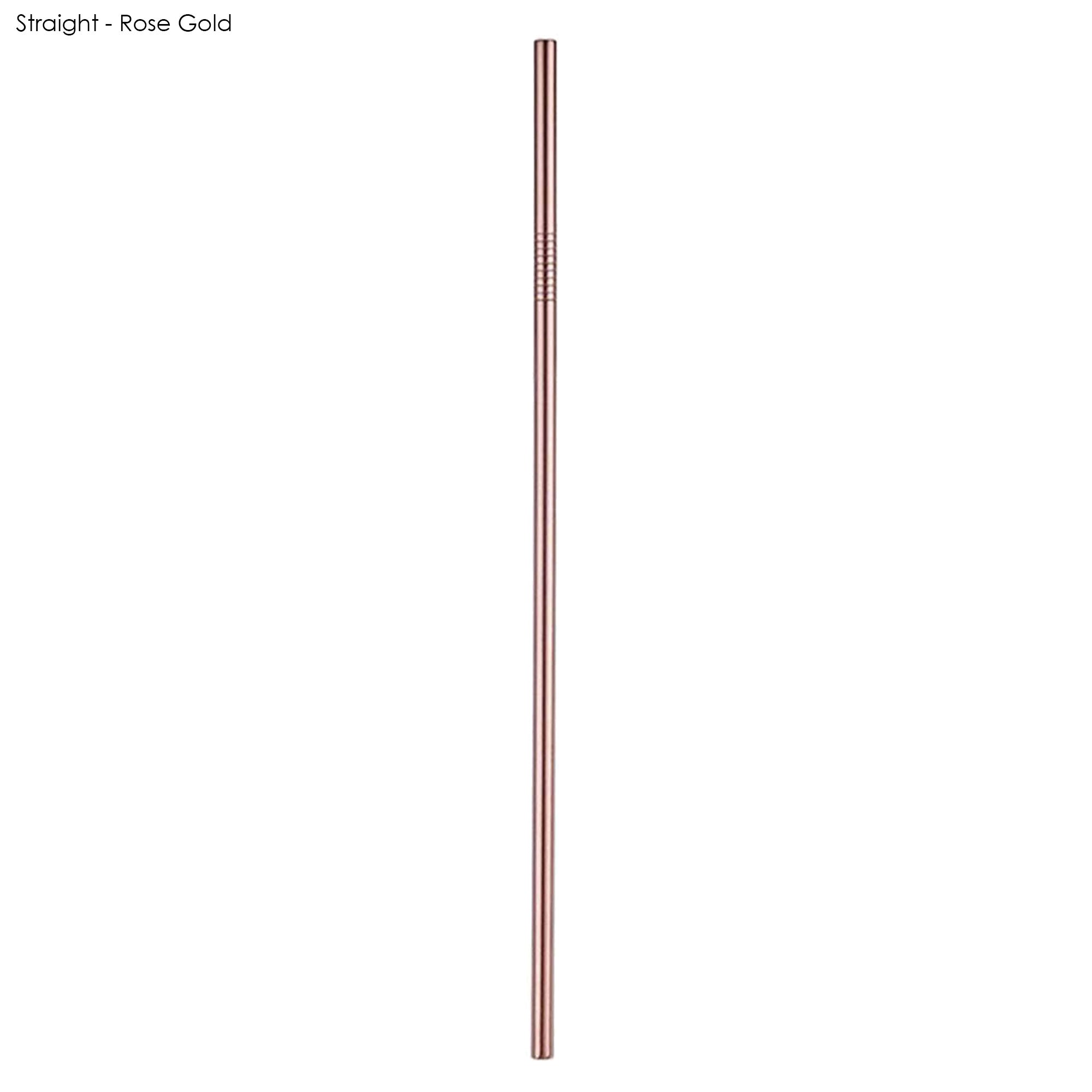 Stainless Steel Straw 6mm x 215mm - Simply Merchandise