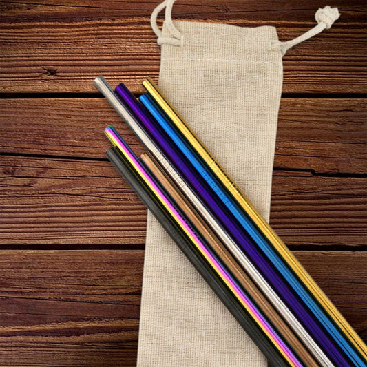 Stainless Steel Straw 6mm x 215mm - Simply Merchandise