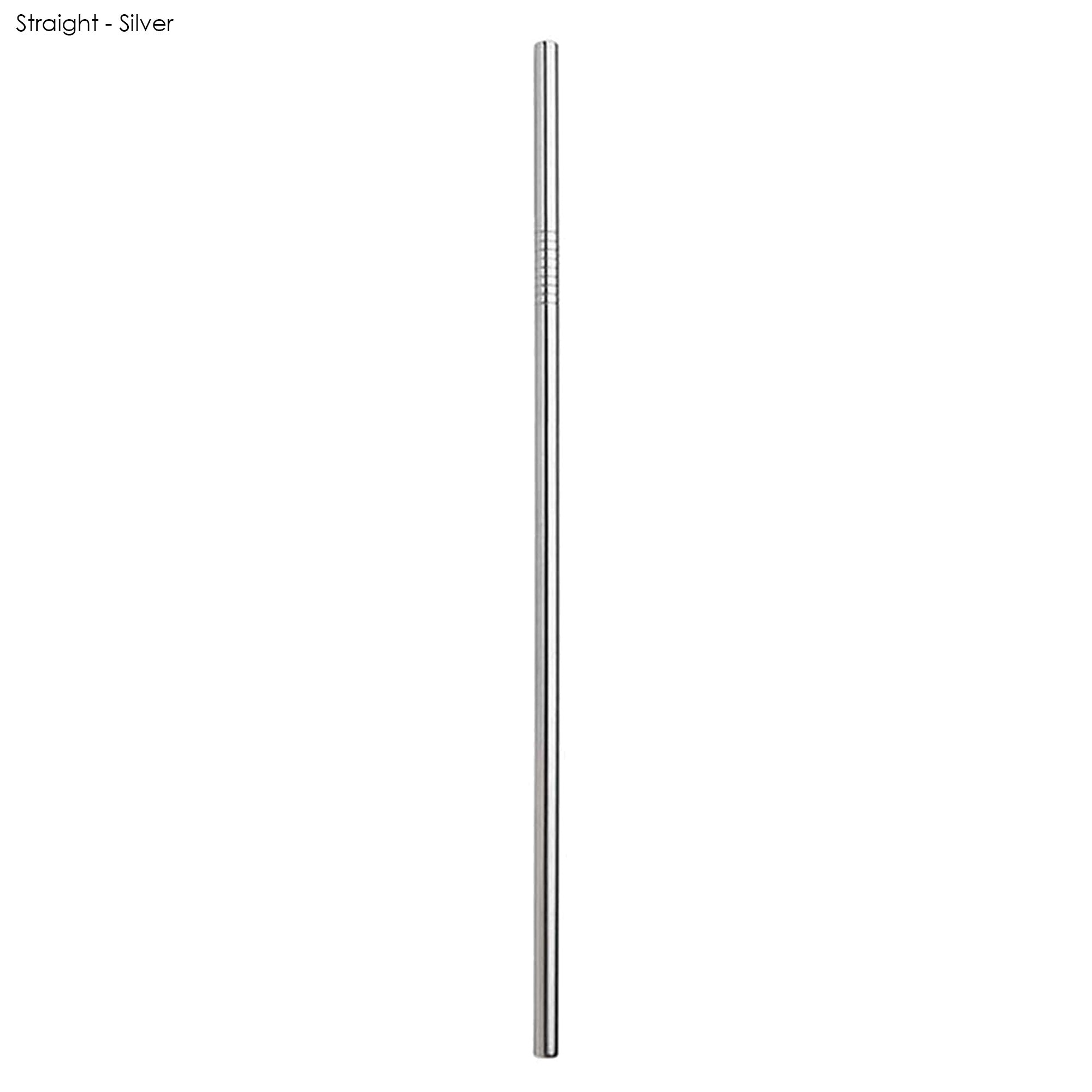 Stainless Steel Straw 6mm x 266mm - Simply Merchandise
