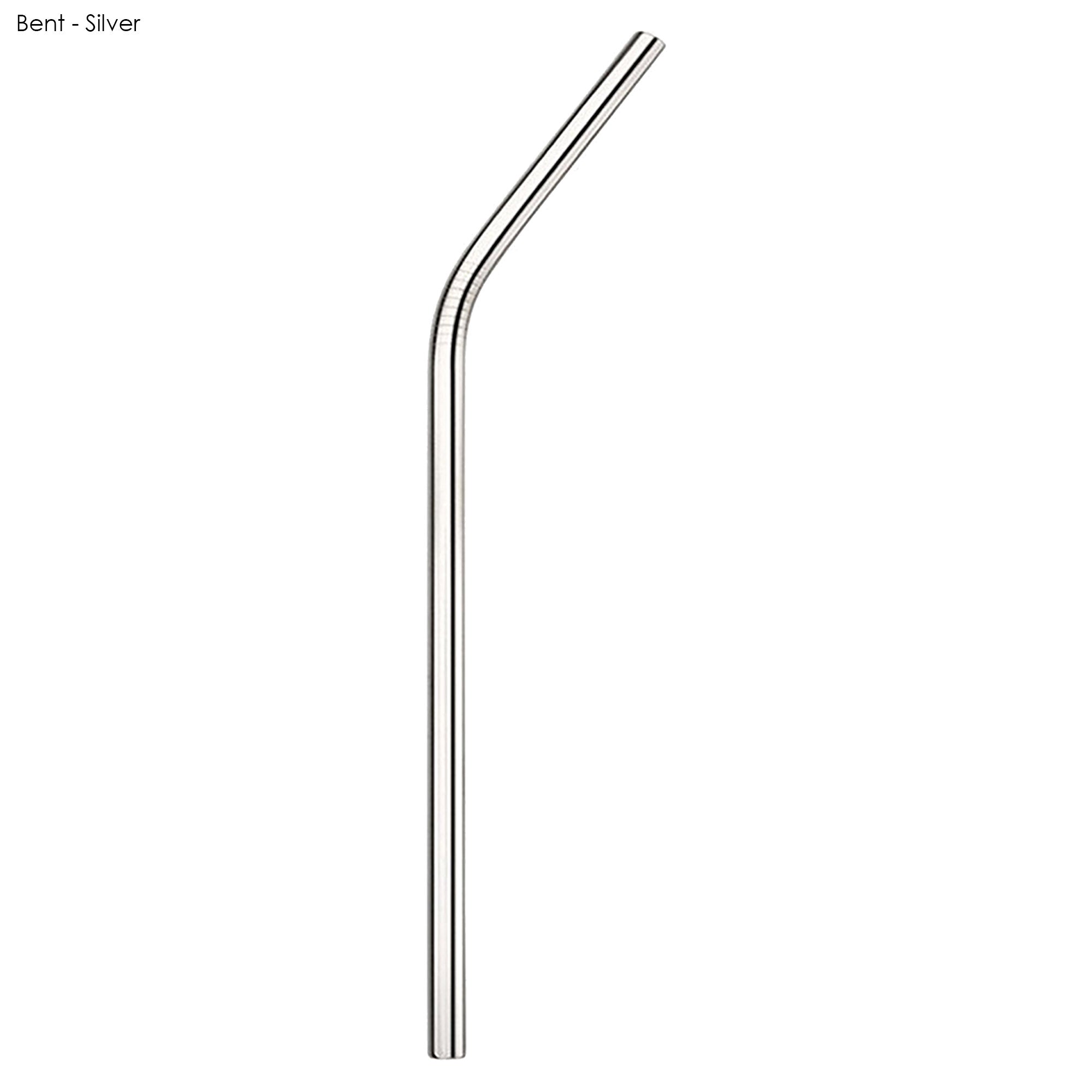 Stainless Steel Straw 8mm x 215mm - Simply Merchandise