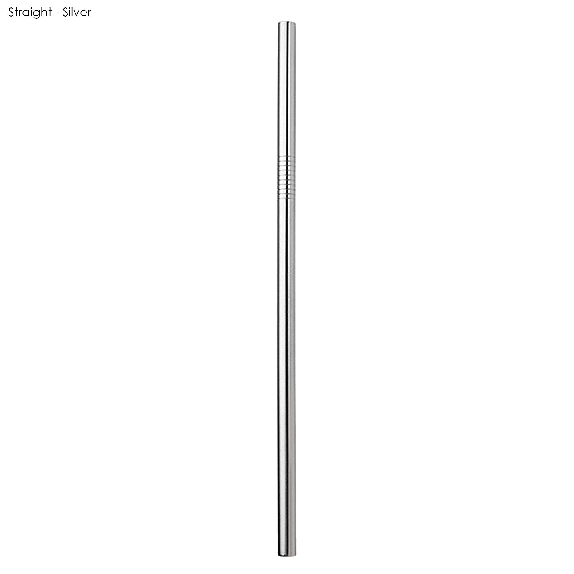 Stainless Steel Straw 8mm x 215mm - Simply Merchandise