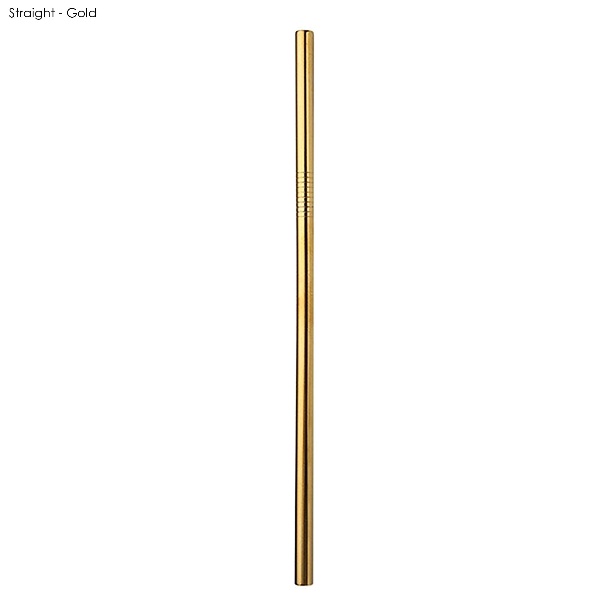 Stainless Steel Straw 8mm x 215mm - Simply Merchandise