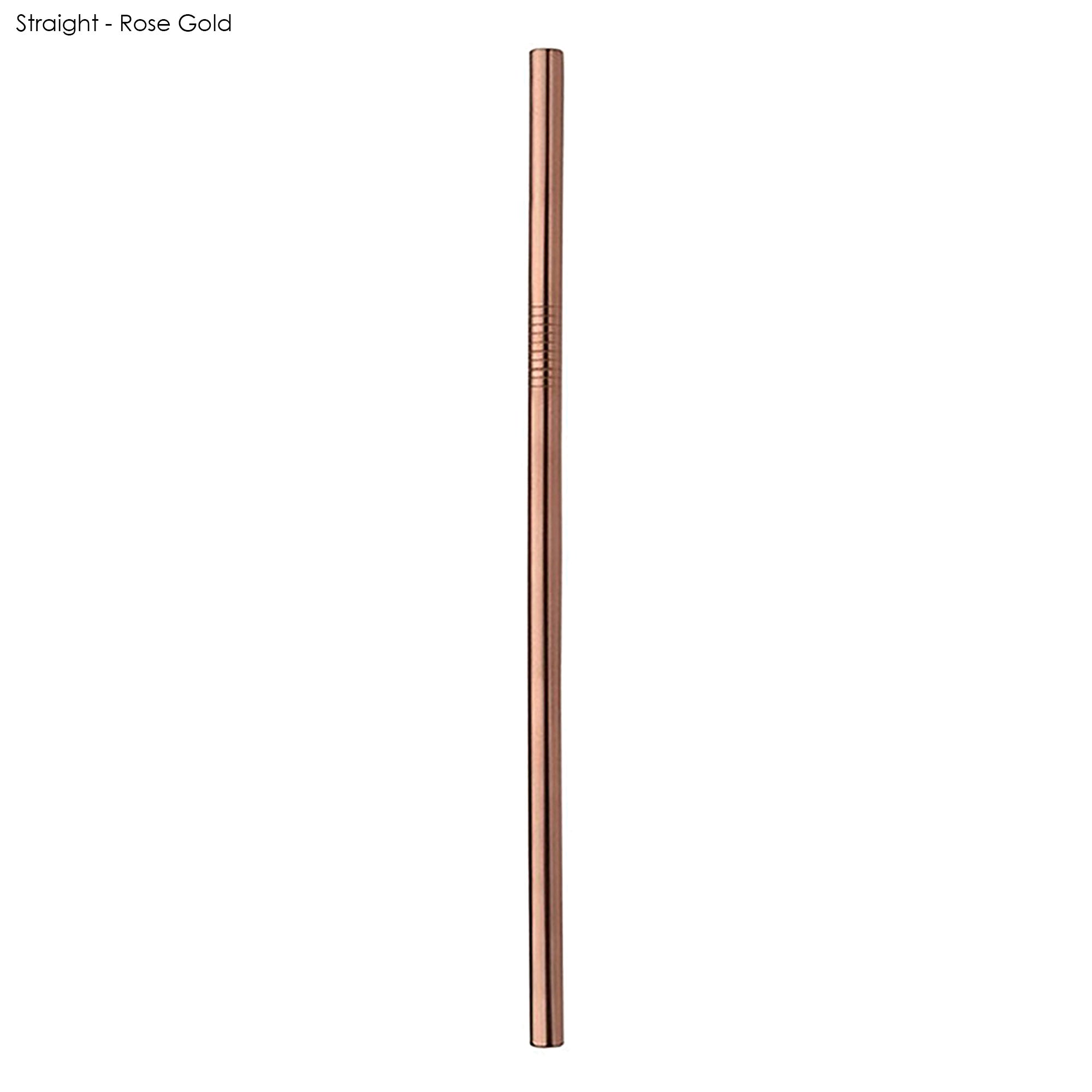 Stainless Steel Straw 8mm x 215mm - Simply Merchandise