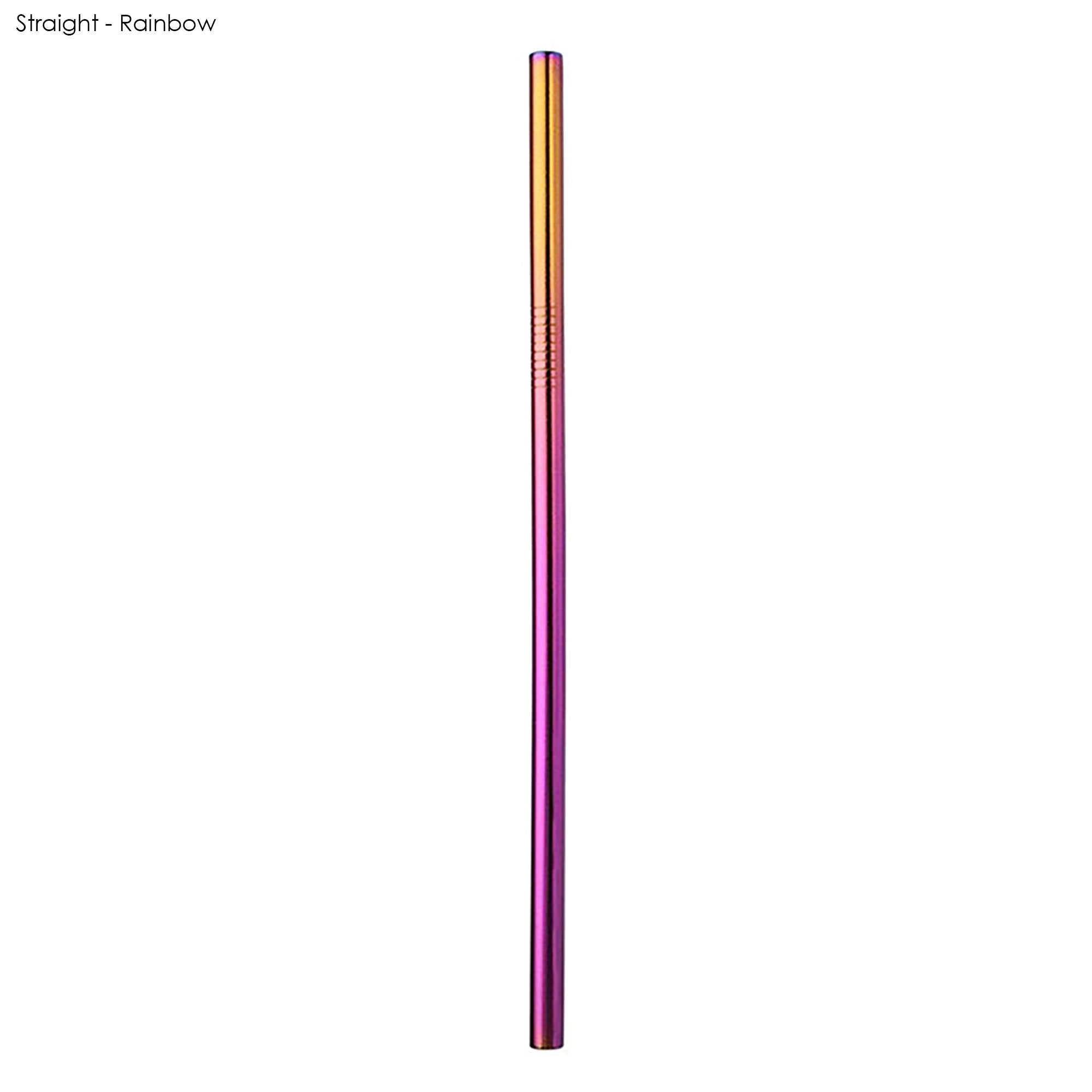 Stainless Steel Straw 8mm x 215mm - Simply Merchandise