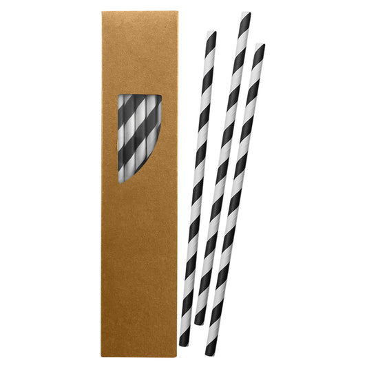 Paper Straw with custom branded logo - Simply Merchandise