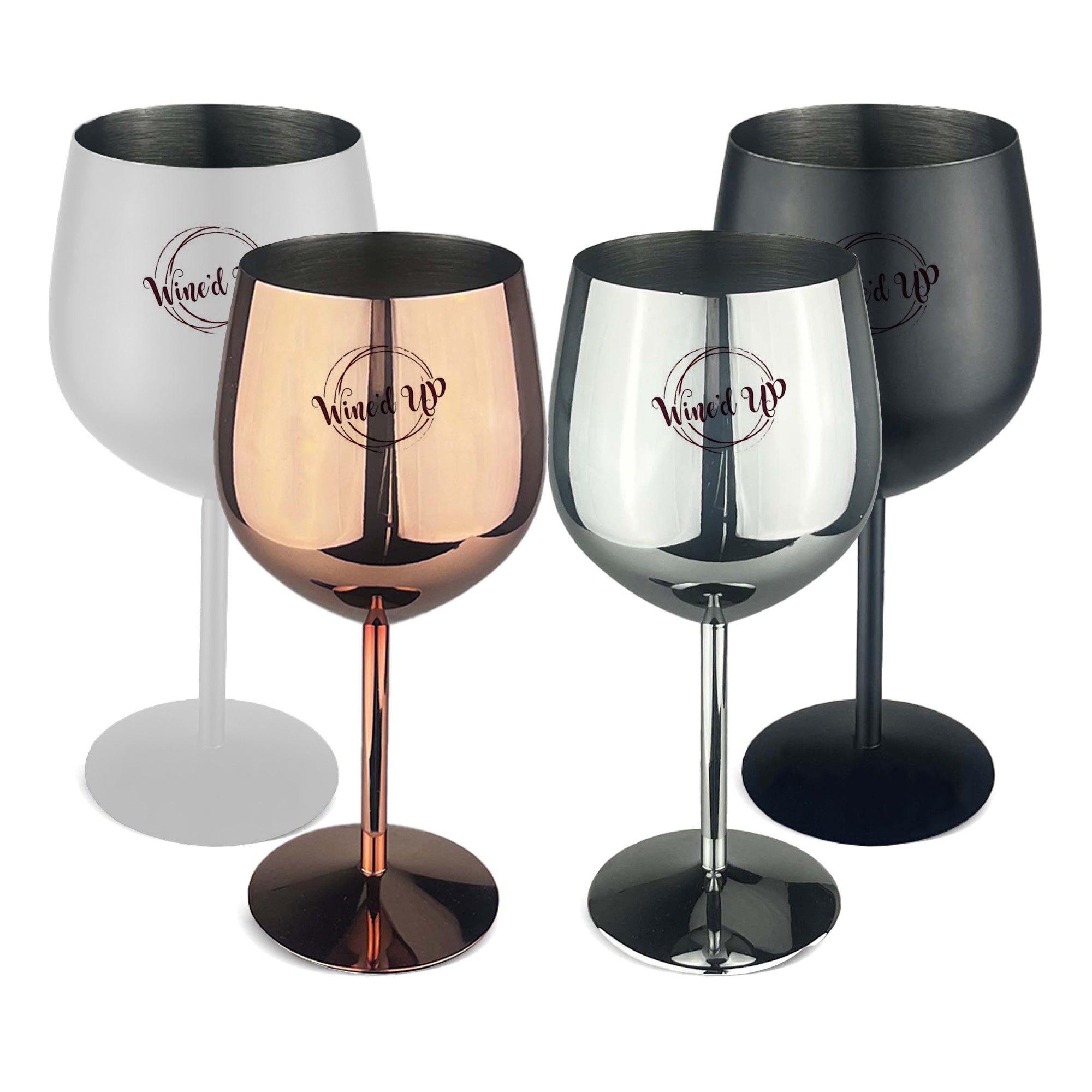 Bella Stainless Steel Wine Glass - Simply Merchandise