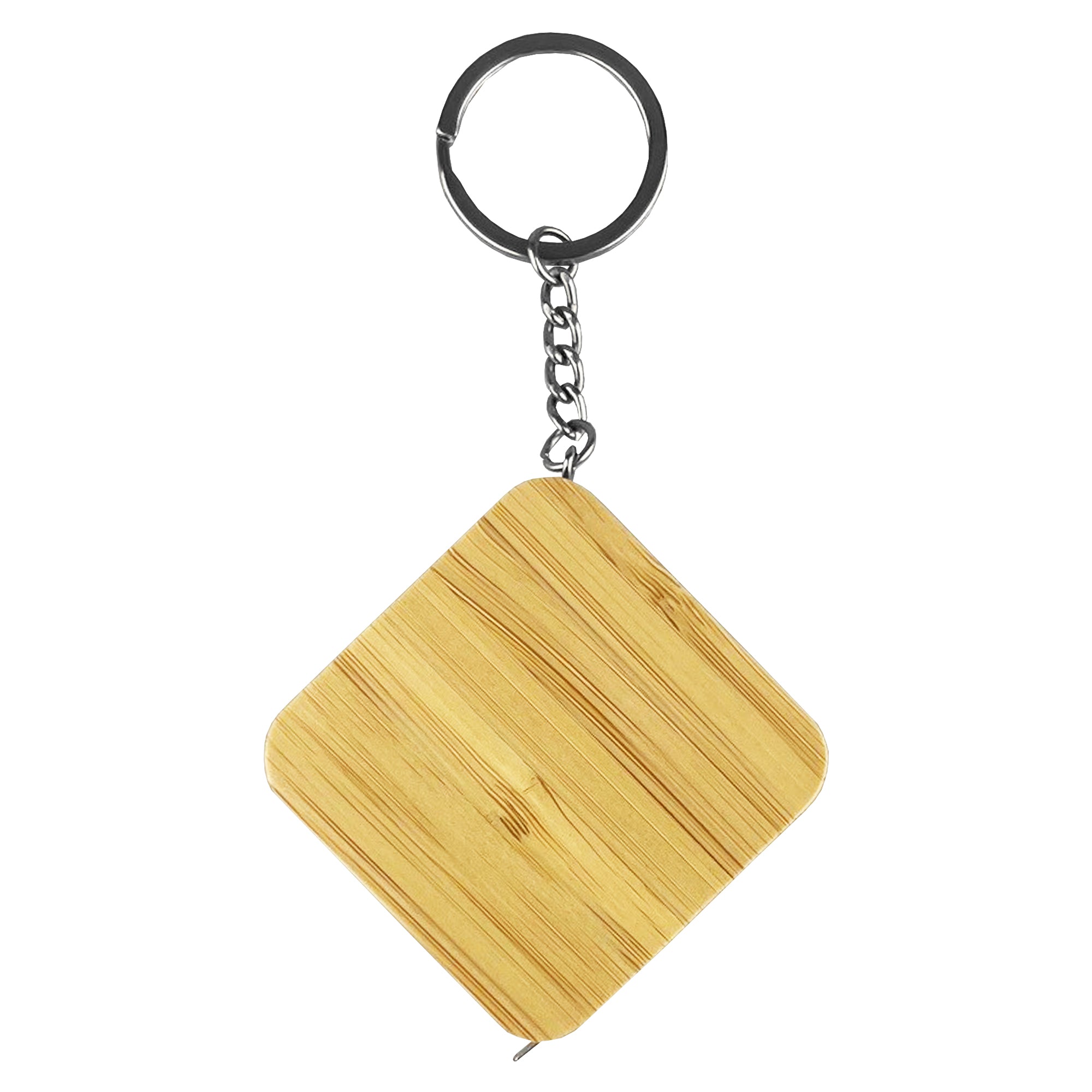 Bamboo Tape Measure Key Ring - Simply Merchandise