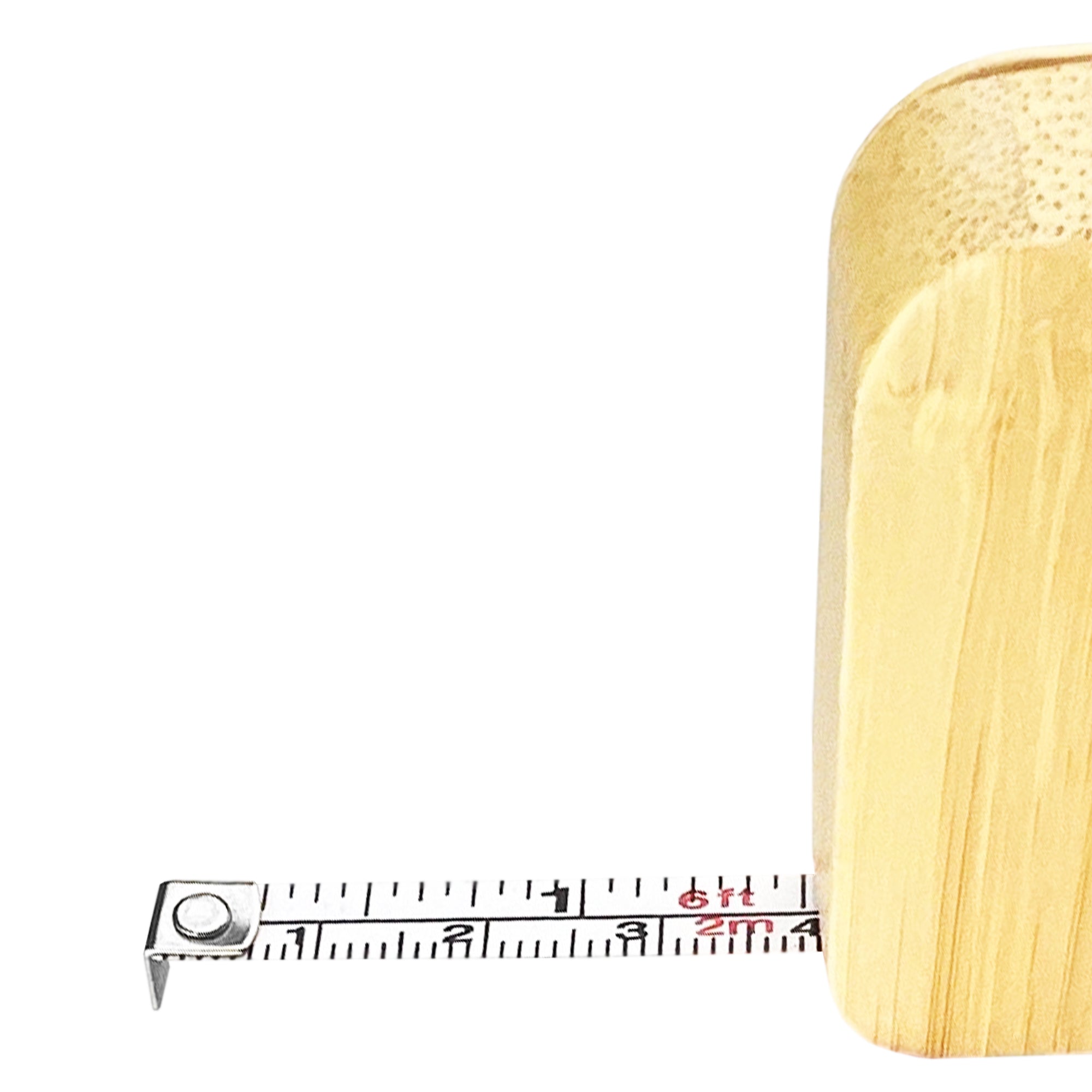 Bamboo Tape Measure Key Ring - Simply Merchandise