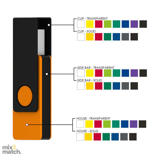 USB with Plastic Clip 32GB - Simply Merchandise