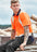 Mens Hi Vis Spliced Short Sleeve Polo - Shoulder Taped - Simply Merchandise