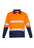 Mens Hi Vis Spliced Long Sleeve Polo - Hoop Taped - Simply Merchandise