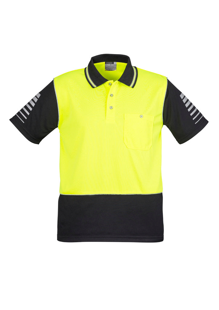 Mens Hi Vis Zone Short Sleeve Polo - Simply Merchandise
