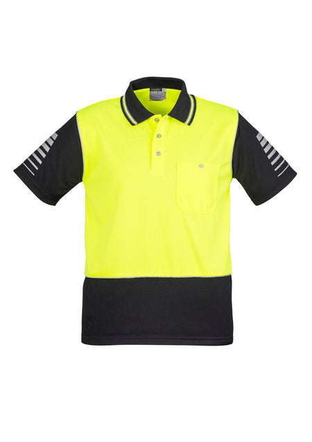 Mens Hi Vis Zone Short Sleeve Polo - Simply Merchandise