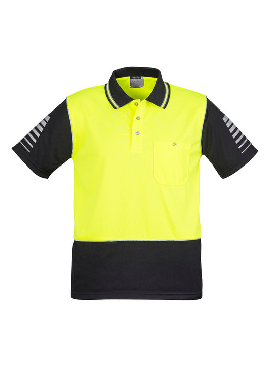 Mens Hi Vis Zone Short Sleeve Polo - Simply Merchandise