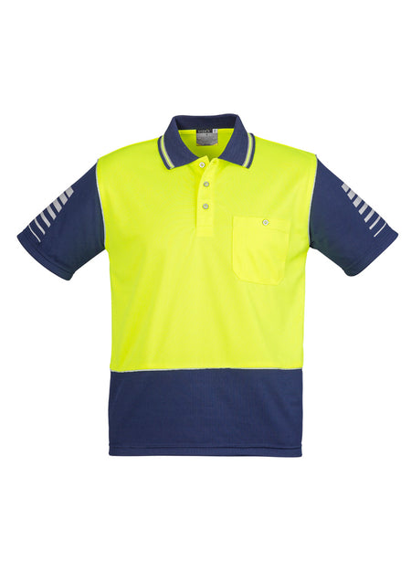 Mens Hi Vis Zone Short Sleeve Polo - Simply Merchandise