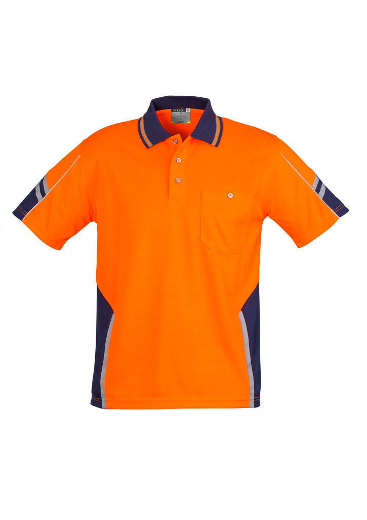 Mens Hi Vis Squad Short Sleeve Polo - Simply Merchandise