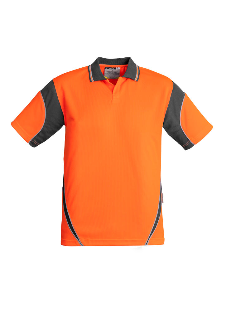 Mens Hi Vis Aztec Short Sleeve Polo - Simply Merchandise