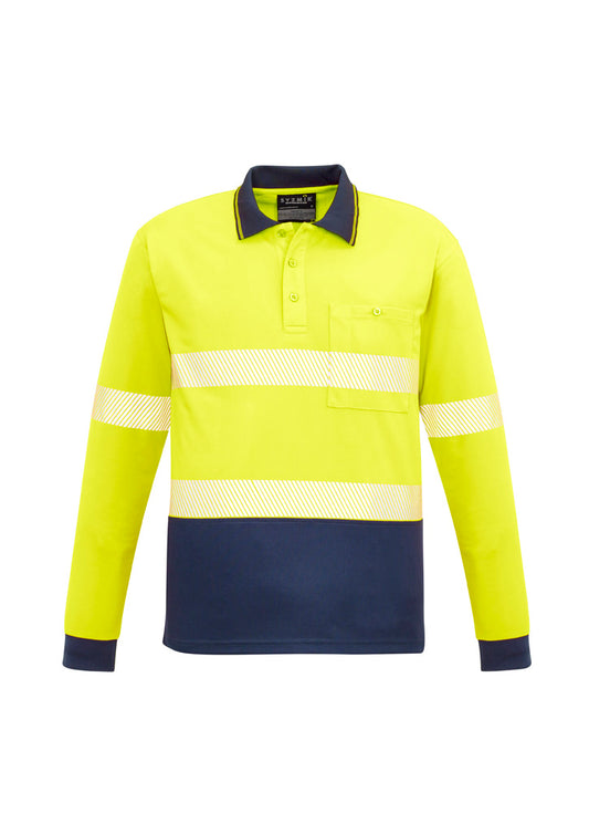 Unisex Hi Vis Segmented Tape Long Sleeve Polo - Simply Merchandise
