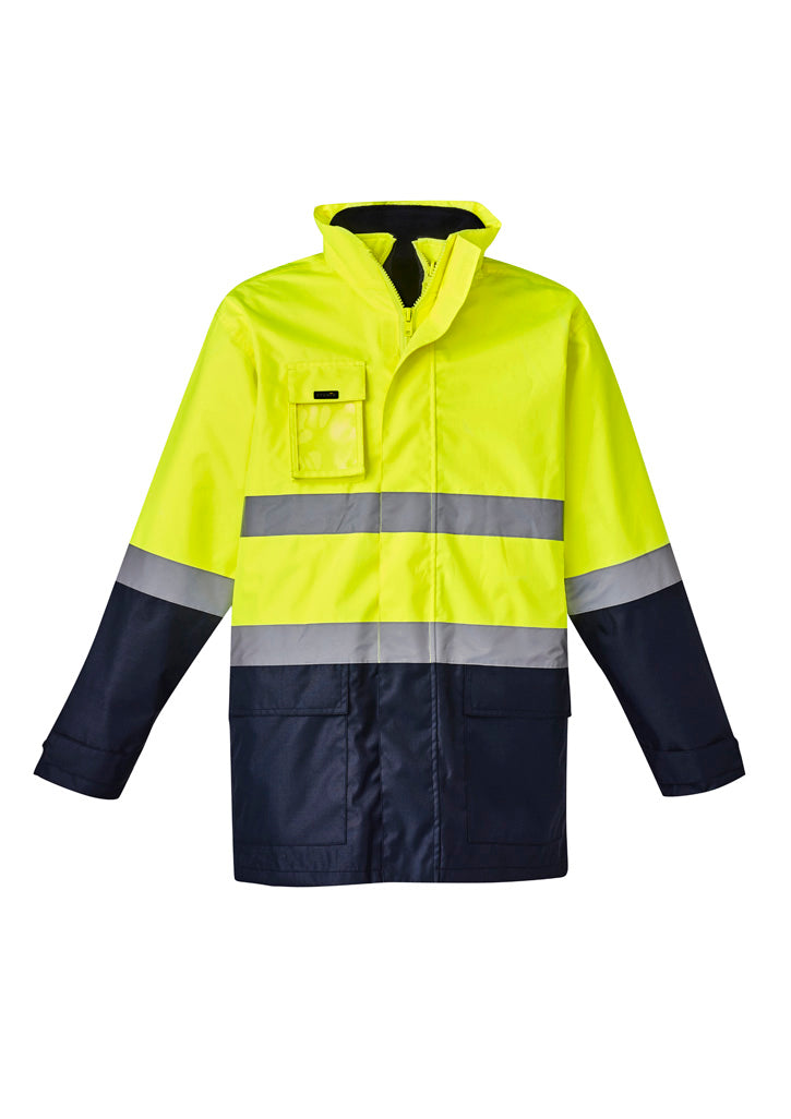 Mens Hi Vis Basic 4 In 1 Waterproof Jacket - Simply Merchandise