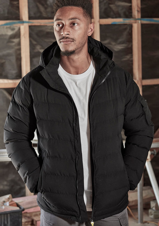 Unisex Streetworx Hooded Puffer Jacket - Simply Merchandise