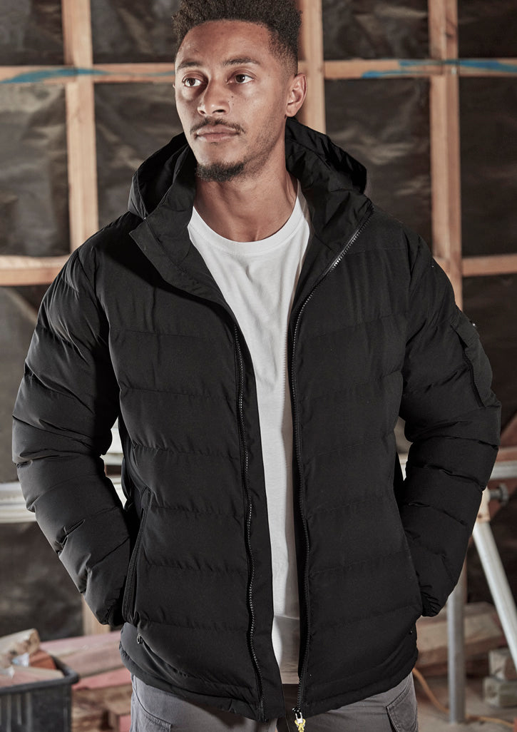 Unisex Streetworx Hooded Puffer Jacket - Simply Merchandise