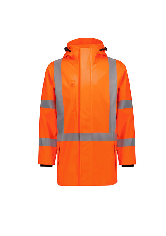Mens Hi Vis X Back Heavy Duty Waterproof Jacket - Simply Merchandise