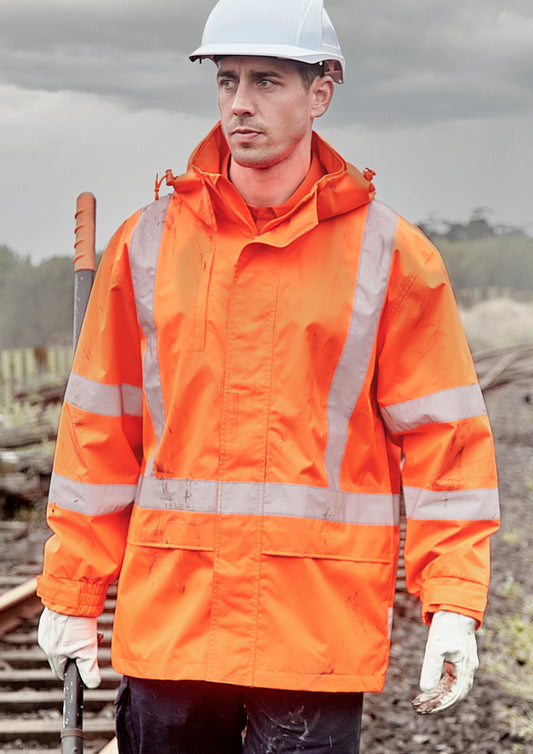 Mens Hi Vis X Back Ultralite Waterproof Jacket - Simply Merchandise