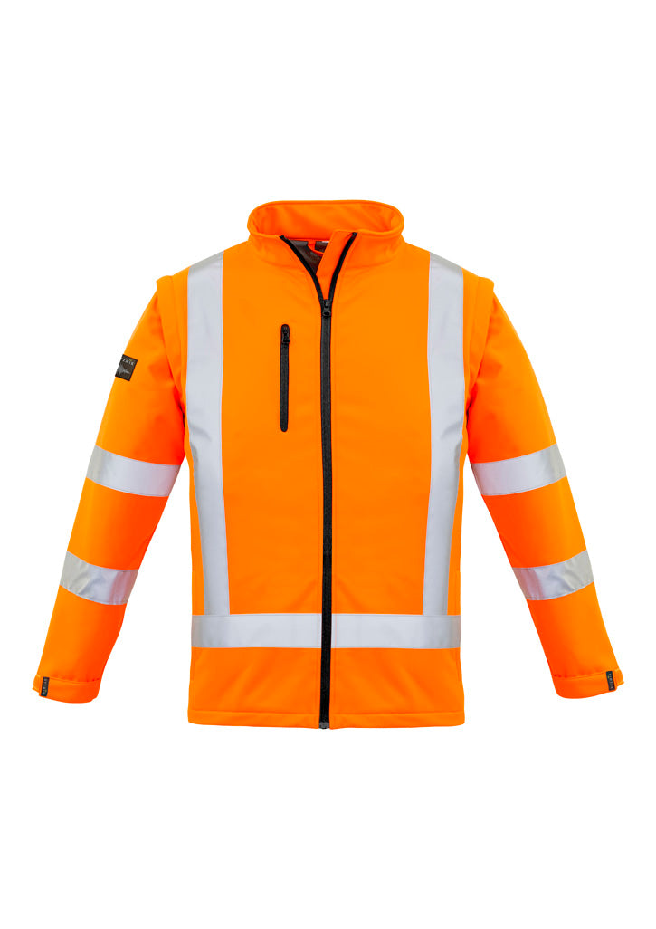 Womens Hi Vis NSW Rail X Back 2 In 1 Softshell Jacket - Simply Merchandise