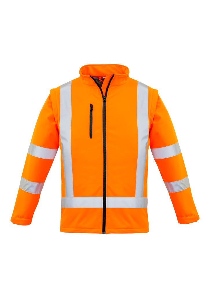Womens Hi Vis NSW Rail X Back 2 In 1 Softshell Jacket - Simply Merchandise