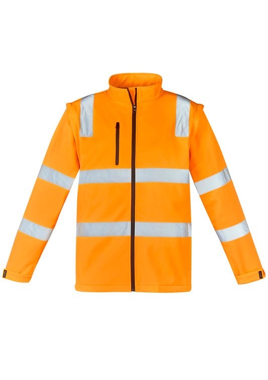 Unisex Hi Vis VIC Rail 2 In 1 Softshell Jacket - Simply Merchandise
