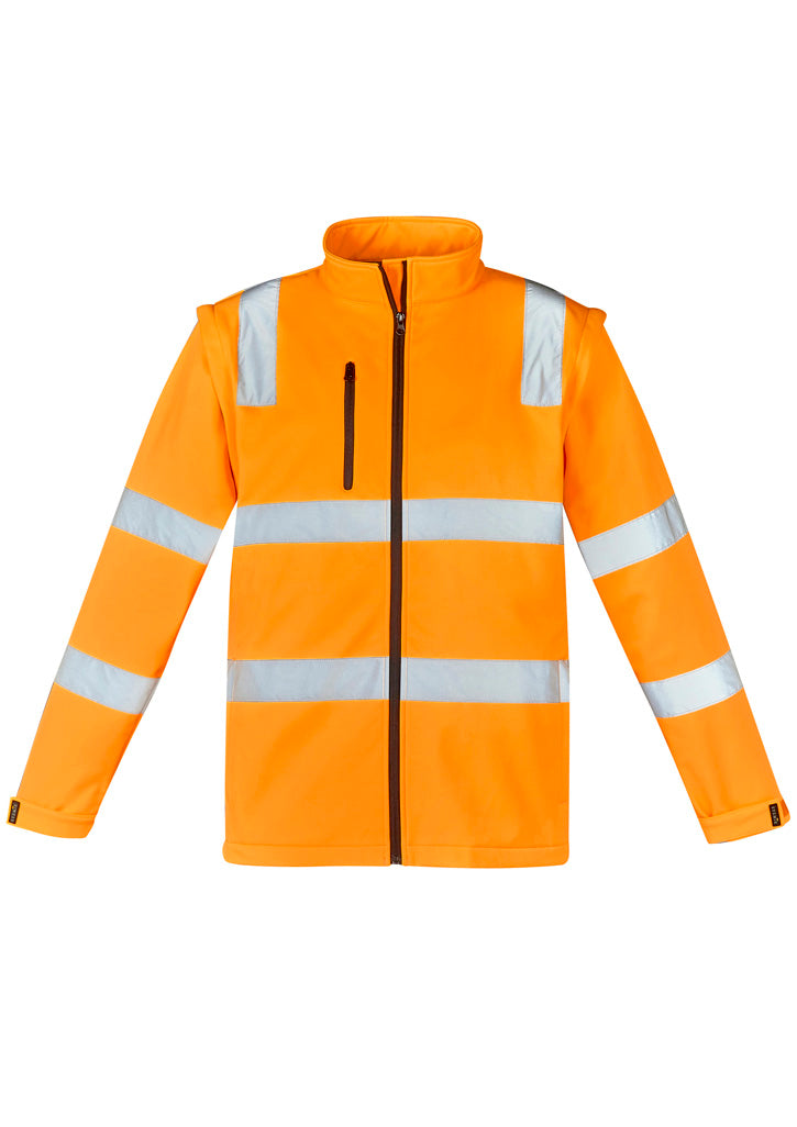 Unisex Hi Vis VIC Rail 2 In 1 Softshell Jacket - Simply Merchandise