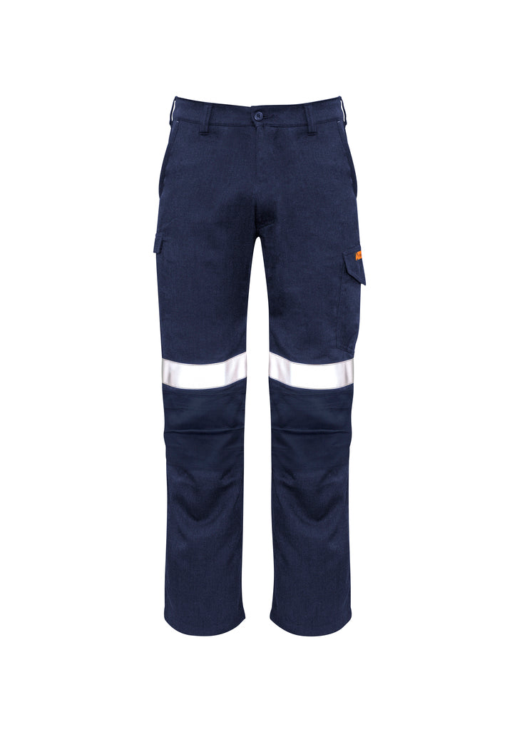 Mens Orange Flame Taped Cargo Pant (Regular) - Simply Merchandise