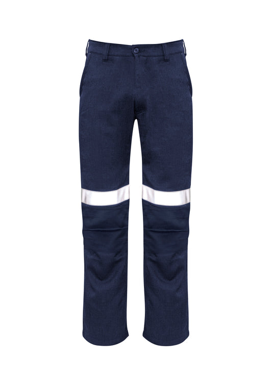 Mens Orange Flame Traditional Style Taped Work Pant - Simply Merchandise