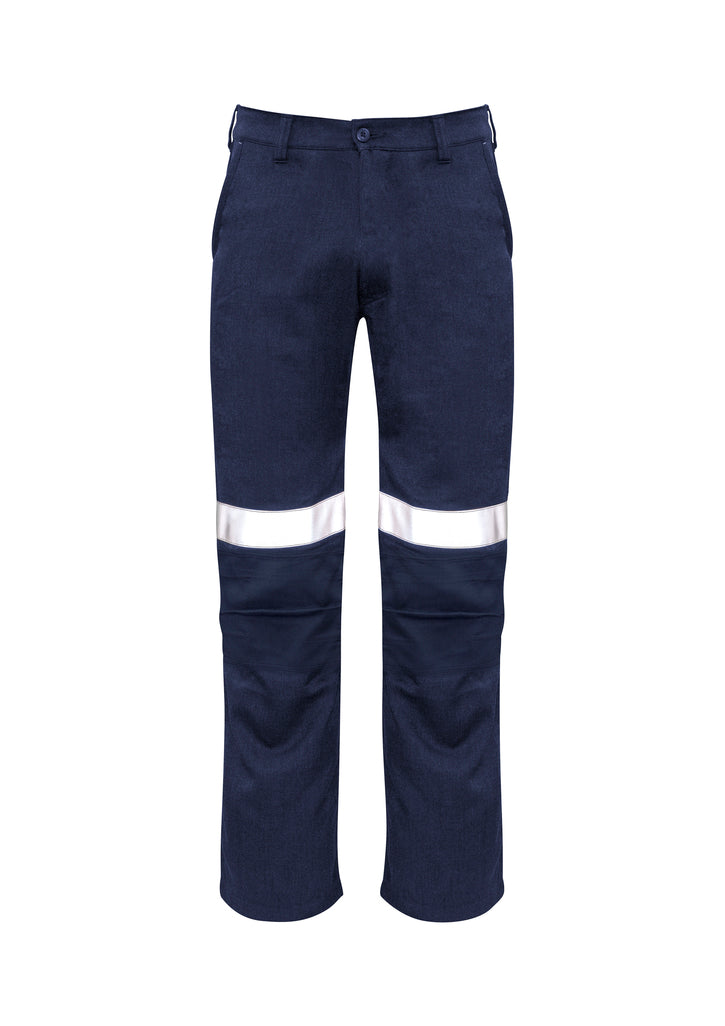 Mens Orange Flame Traditional Style Taped Work Pant - Simply Merchandise