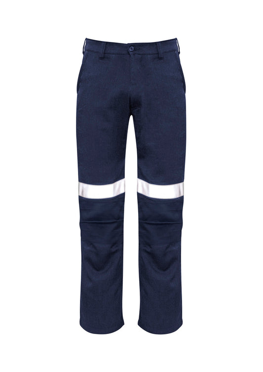Mens Orange Flame Traditional Style Taped Work Pant - Simply Merchandise