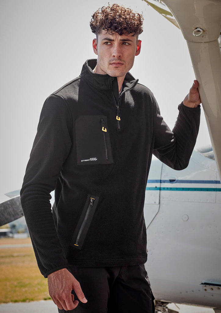 Unisex Streetworx Lightweight 1/4 Zip Polar Fleece - Simply Merchandise