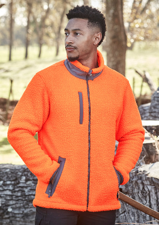 Unisex Streetworx Full Zip Sherpa Fleece - Simply Merchandise