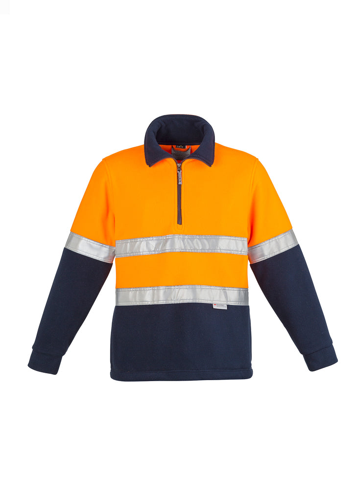 Unisex Hi Vis Polar Fleece Pullover - Hoop Taped - Simply Merchandise