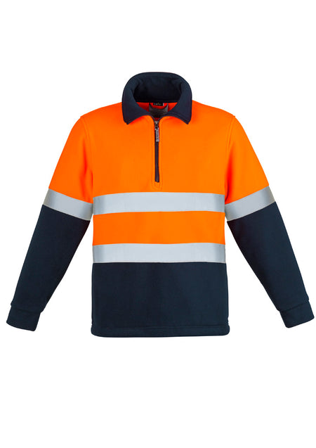 Unisex Hi Vis Polar Fleece Pullover - Hoop Taped - Simply Merchandise