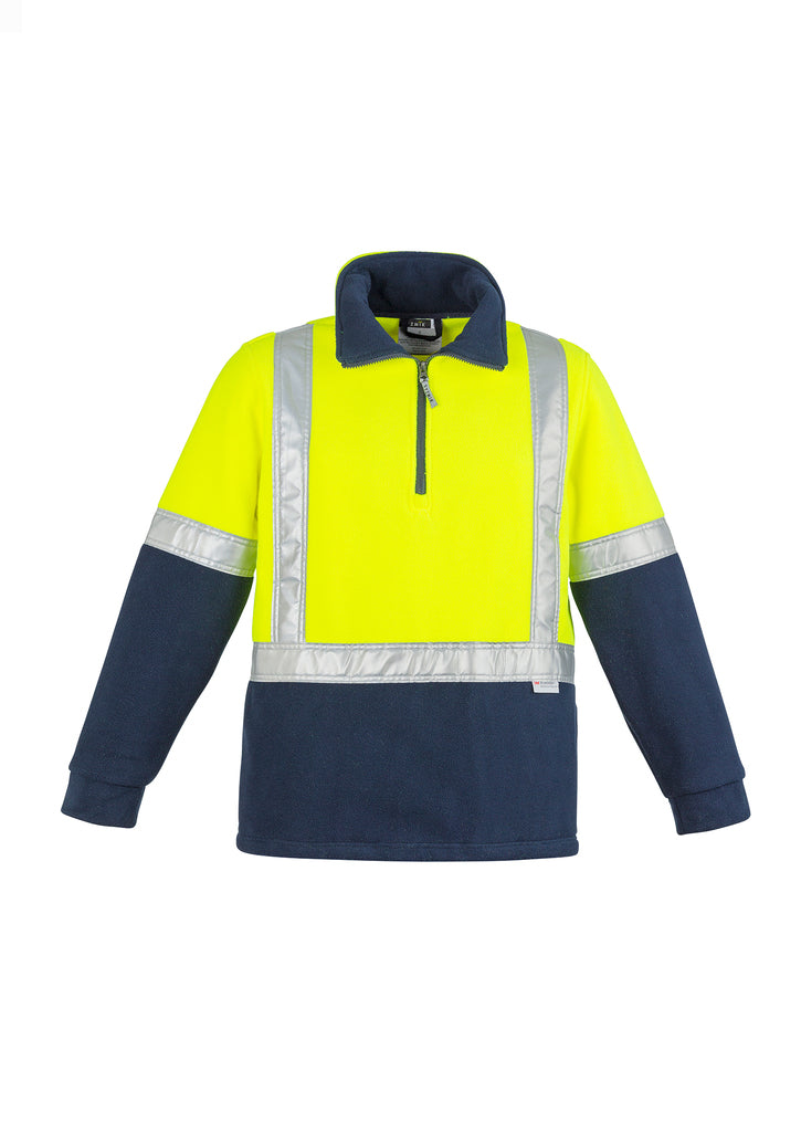 Unisex Hi Vis Polar Fleece Pullover - Shoulder Taped - Simply Merchandise
