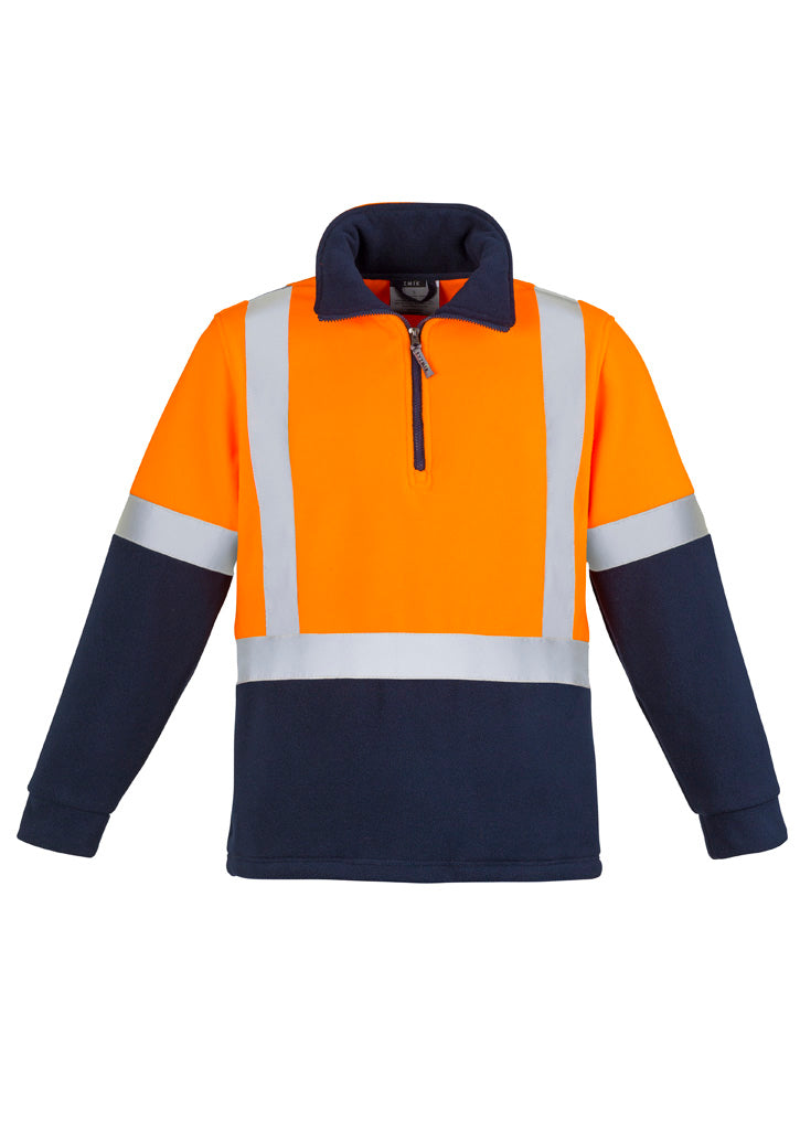 Unisex Hi Vis Polar Fleece Pullover - Shoulder Taped - Simply Merchandise